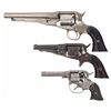 Image 2 : Three Remington Percussion Revolvers