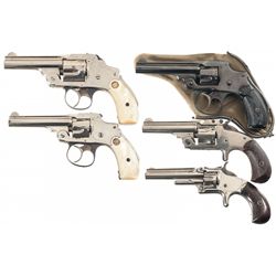 Collector's Lot of Five Smith & Wesson Revolvers