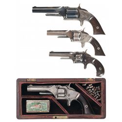 Collector's Lot of Four Antique Smith & Wessons