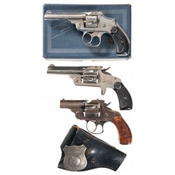 Three Smith & Wesson Revolvers