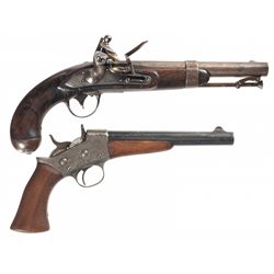 Two Early U.S. Martial Pistols