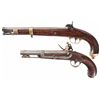 Image 2 : Two Single Shot Martial Pistols