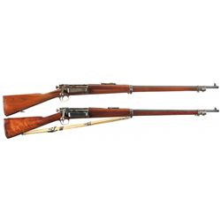 Collector's Lot of Two Springfield Krag Bolt Action Rifles