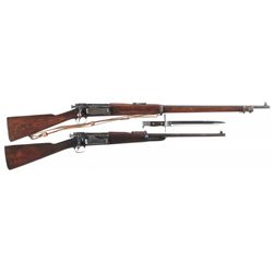 Two U.S. Springfield Krag Bolt Action Long Guns