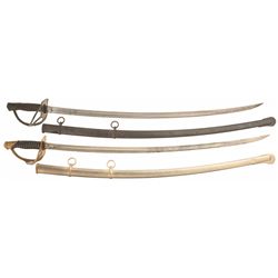 Two Model 1860 Cavalry Swords