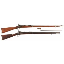 Two U.S. Springfield Trapdoor Rifles