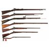 Image 1 : Six Long Guns and a Cane Gun