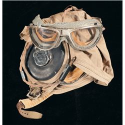 World War II U.S. Navy Pilots Headset and Goggles