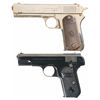 Image 1 : Two Colt Model 1903 Semi-Automatic Pistols