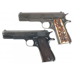 Two Colt Semi-Automatic Pistols