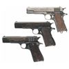 Image 1 : Three 45 ACP Semi-Automatic Pistols