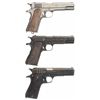 Image 2 : Three 45 ACP Semi-Automatic Pistols