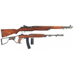 Two U.S. Military Semi-Automatic Long Guns