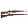 Image 1 : Two U.S. Military Springfield Armory M1 Garand Semi-Automatic Rifles