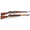 Image 1 : Two U.S. Military Rifles