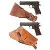 Image 1 : Two Colt 1911 Semi-Automatic Pistols with Holsters