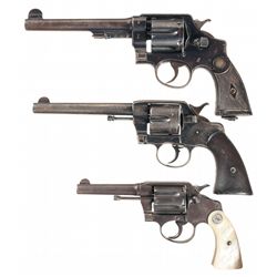 Three Double Action Revolvers