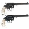 Image 2 : Two Engraved, Pearl Handled Colt New Service Double Action Revolvers