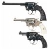 Image 1 : Three Pre-War Colt Double Action Revolvers