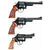 Image 2 : Three Smith & Wesson Double Action Revolvers