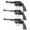 Image 1 : Three Smith & Wesson Double Action Revolvers