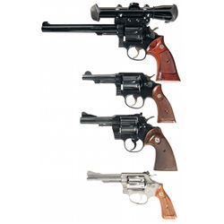 Four Double Action Revolvers