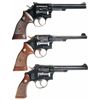 Image 2 : Three Smith & Wesson Double Action Revolvers