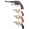 Image 1 : Four Smith & Wesson Double Action Revolvers