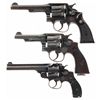 Image 1 : Three Smith & Wesson Double Action Revolvers