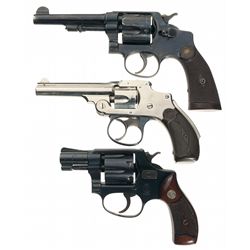 Collector's Lot of Three Smith & Wesson Double Action Revolvers