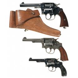 Three Double Action Revolvers