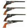 Image 1 : Four Reproduction Percussion Revolvers
