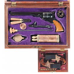 Three Cased Miniature Handguns