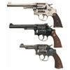 Image 1 : Three Smith & Wesson Double Action Revolvers