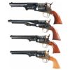 Image 2 : Collector's Lot of Four Reproduction Percussion Revolvers