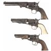 Image 2 : Three Relic Grade Colt Percussion Revolvers