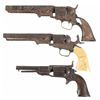 Image 1 : Three Relic Grade Colt Revolvers