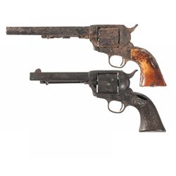 Two Relic Grade Colt Single Action Army Revolvers