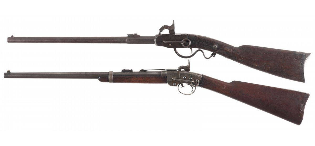 Two Civil War Percussion Carbines