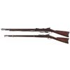 Image 2 : Two U.S. Springfield Trapdoor Rifles with Bayonets