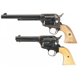 Two First Generation Colt Single Action Army Revolvers