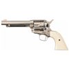 Image 1 : Nickel Colt Single Action Army Revolver with Ivory Grip