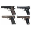 Image 1 : Four Semi-Automatic Pistols