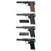 Image 1 : Four Spanish Semi-Automatic Military Pistols
