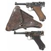 Image 1 : Collector's Lot of Two DWM Semi-Automatic Luger Pistols