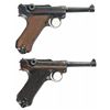 Image 2 : Collector's Lot of Two DWM Semi-Automatic Luger Pistols