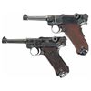 Image 1 : Collector's Lot of Two DWM Luger Semi-Automatic Pistols