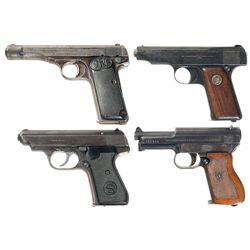 Four European Semi-Automatic Pistols