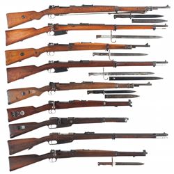 Nine Bolt Action Military Long Guns