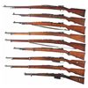 Image 2 : Nine Bolt Action Military Rifles